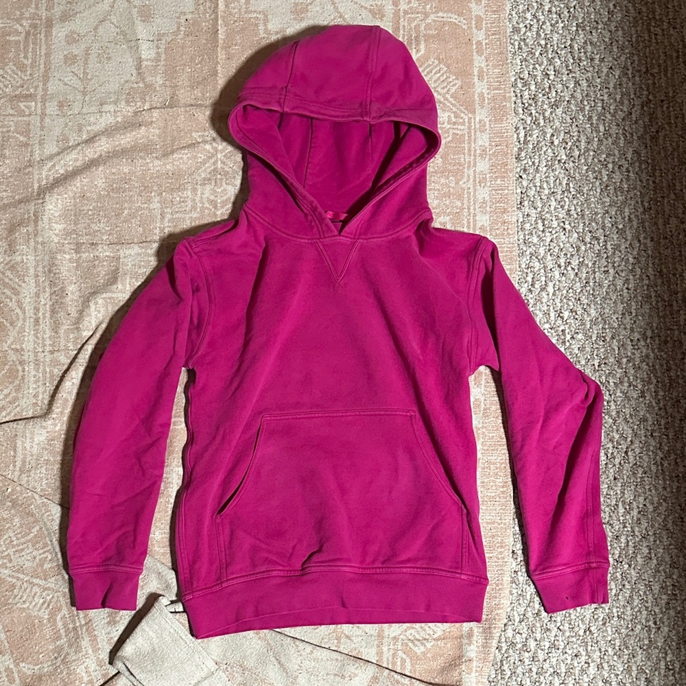 Lululemon Fuchsia Hooded Sweatshirt - Comfortable Everyday Pullover